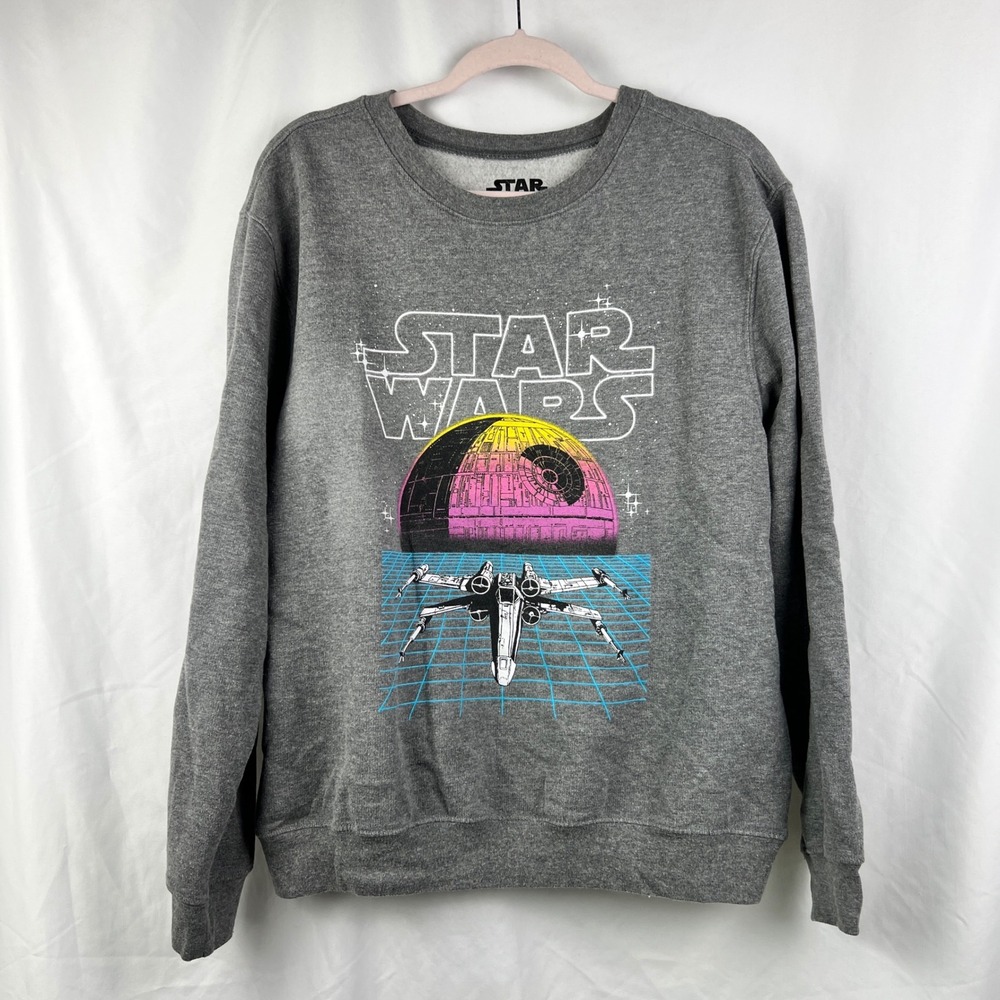 Star Wars Death Star X Wing Graphic Sweatshirt Women's Size‎ XXL